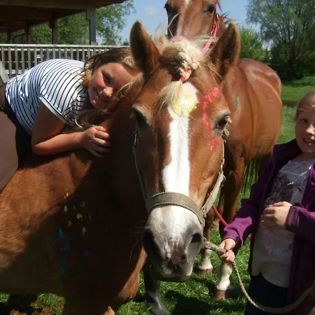 Semesterbostad Hof Kranichweide, Holzblockhaus Saal