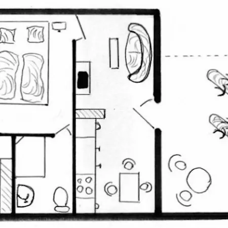 Hof Kranichweide, Holzblockhaus Casa de Férias Saal