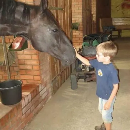 Hof Kranichweide, Holzblockhaus Semesterbostad